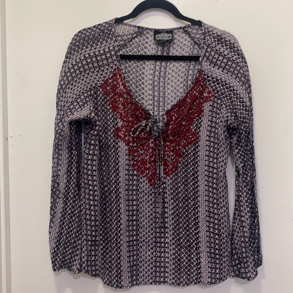 Angie Bohemian Embroidery Top